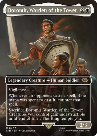 Boromir, Warden of the Tower (Borderless)